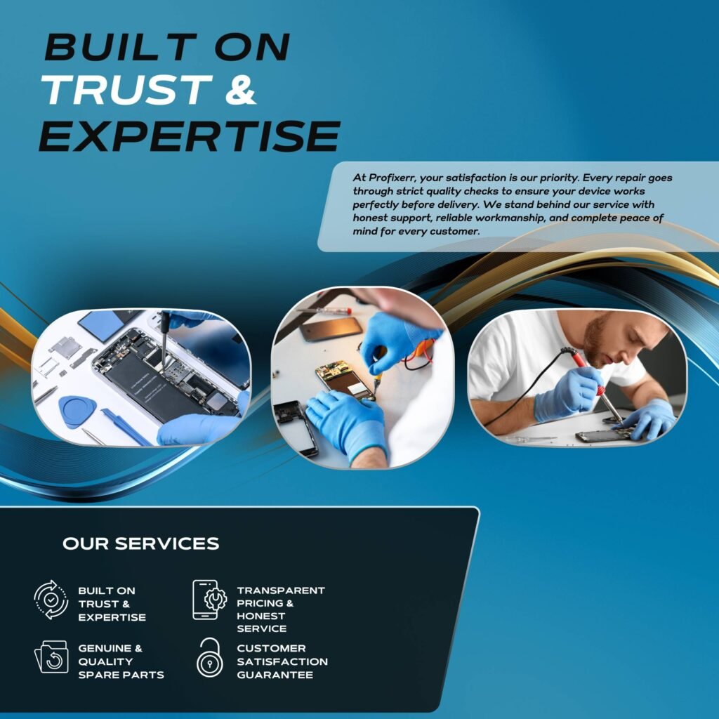 Profixerr mobile repairing service built on trust and expertise leading mobile repair company India providing professional smartphone repair solutions